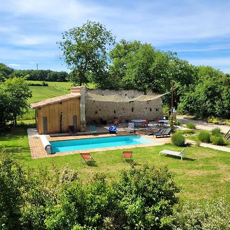 Gite Campagne Famille 15 Pers Piscine Chauffee Jeux Enfants Petanque Saint-Sauvy Exteriér fotografie